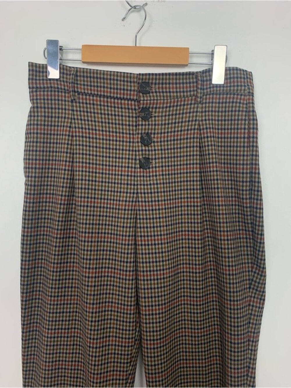 Zara Plaid Pants - Picture 4 of 9